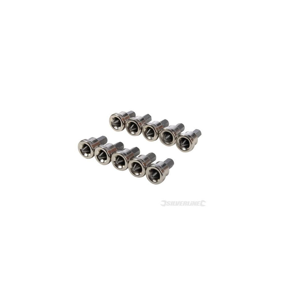 Silverline Pack Of 10 Drywall Bits - 10Pk Ph2 950128 Screw Phillips - Drywall Bits 10Pk Ph2 950128 Screw Phillips