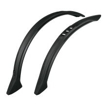 SKS Velo 55 Kinder-Schutzblechset – 20 Zoll, 42–50 mm Reifen, werkzeuglose Clip-On-Montage