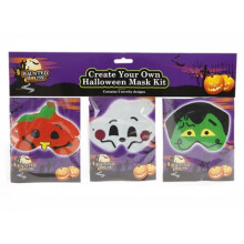 3 Piece Diy Halloween Funny Face Mask Set -  pack 3 halloween funny face diy trick treat fancy dress mask set