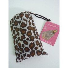 Women's Leopard Print Poncho - poncho festival fancy dress ladies leopard mens party animal print costume waterproof adult showerproof