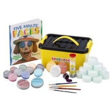 Snazaroo Professional Face Painters Kit - 1500 Faces, EU & FDA Compliant, Complete Set with 3x75ml, 10x30ml & 2 Sparkle Paints