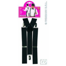 Braces Black Accessory For Fancy Dress - black braces accessory fancy dress suspenders