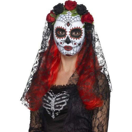 Day of the Dead Senorita Mask
