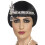 Smiffy's Silver Charleston headband with charms for adults 1