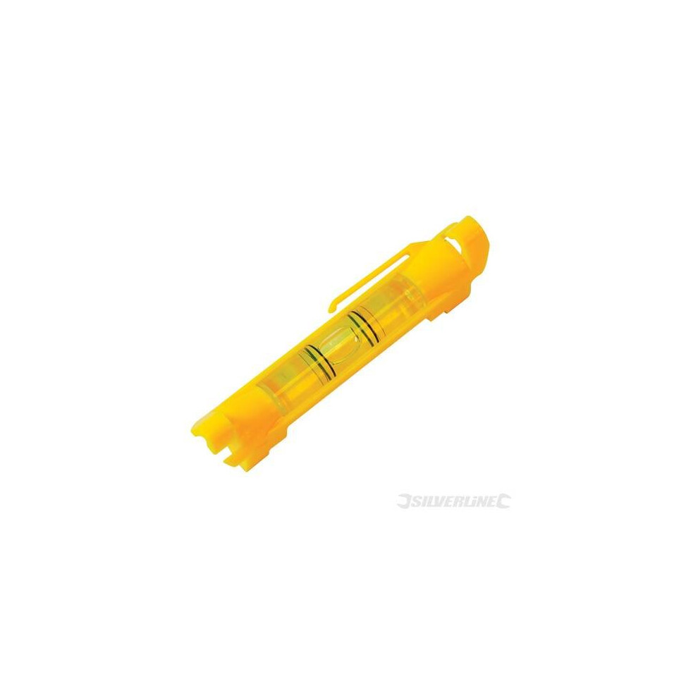 80mm Silverline Line Level - Spirit Brick String 250443 75mm Pocket -  line level silverline spirit brick string 250443 75mm pocket