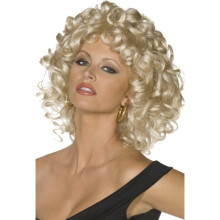 Blonde Women's Smiffy's Sandy Last Scene Wig - wig sandy last scene grease fancy dress smiffys blonde costume curly