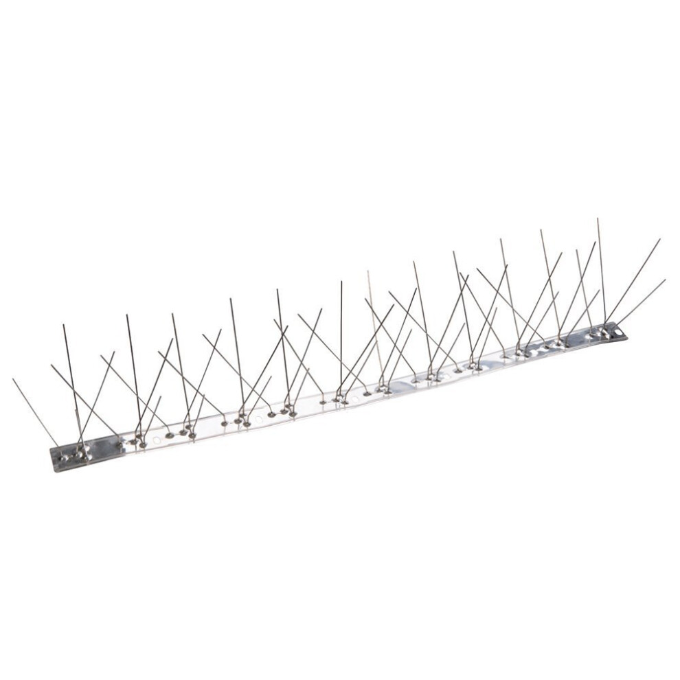 500mm Pack Of 10 Metal Bird Spikes - Fixman 4 10pk Stainless Steel 196435 -  bird spikes fixman 4 10pk stainless steel 500mm 196435 metal