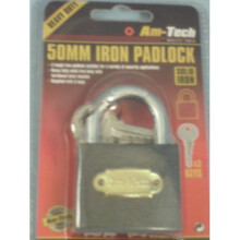 50mm Iron Padlock - Heavy Duty Security Amtech Cast Small Outdoor Safety - 50mm iron padlock heavy duty security amtech cast small outdoor safety