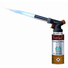 Bright Spark 1-piece 17 x 5.5 x 9cm Flametastic Pro Chefs Blowtorch, Black - - x bright spark flametastic pro blowtorch 1piece 17 55 9 cm chefs black