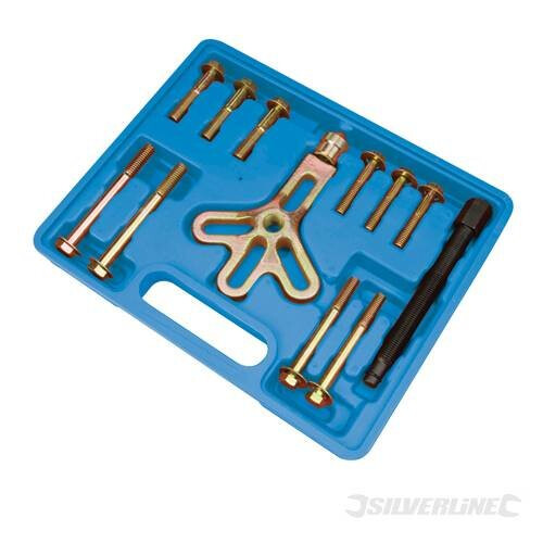Silverline Silverline Harmonic Balancer Puller Kit 13pce 13pce - 580487 -  13pce harmonic puller kit balancer silverline 580487