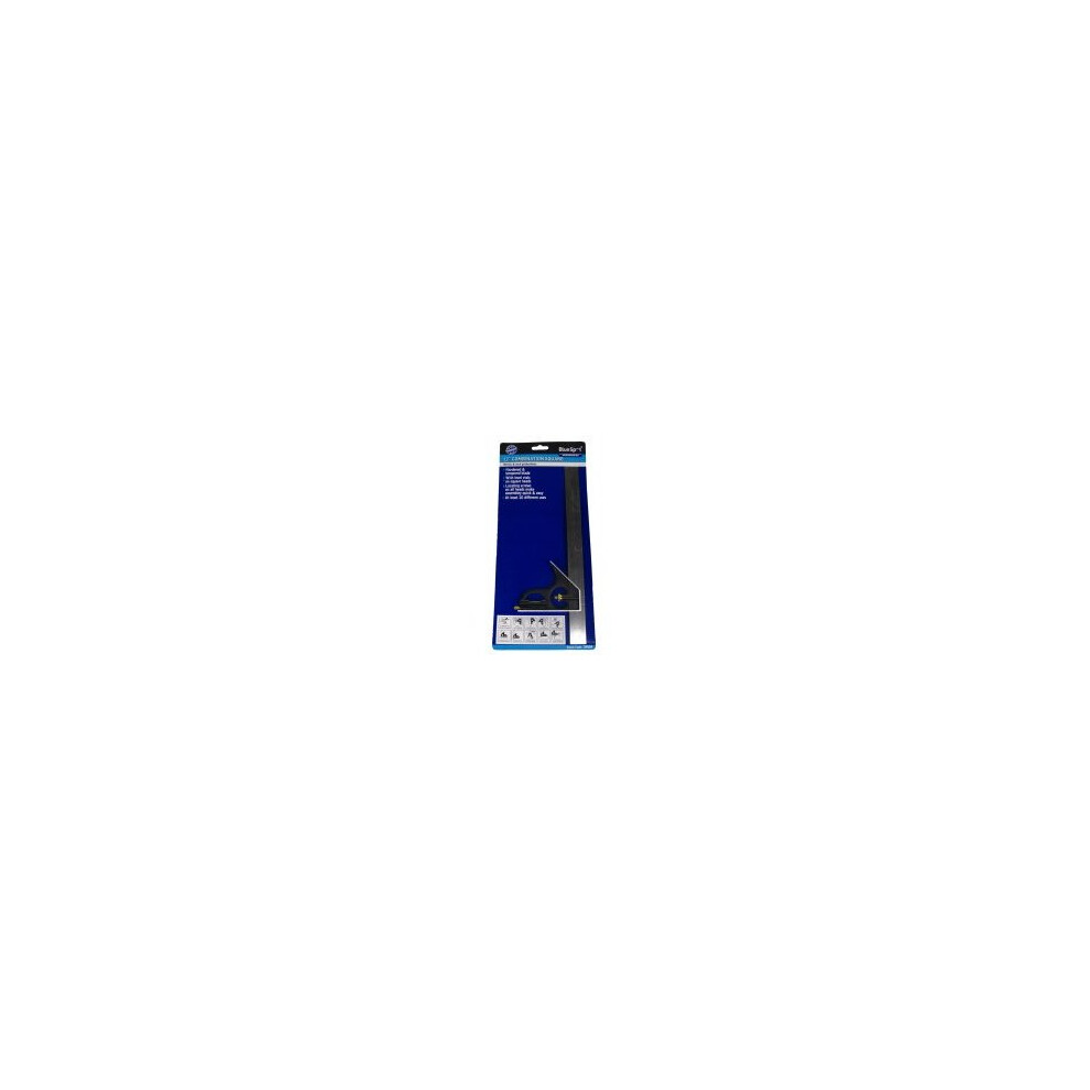 12" Combination Square Light Duty - 12in 300mm Bluespot Tools Bs33924 -  square combination 12in 300mm bluespot tools bs33924