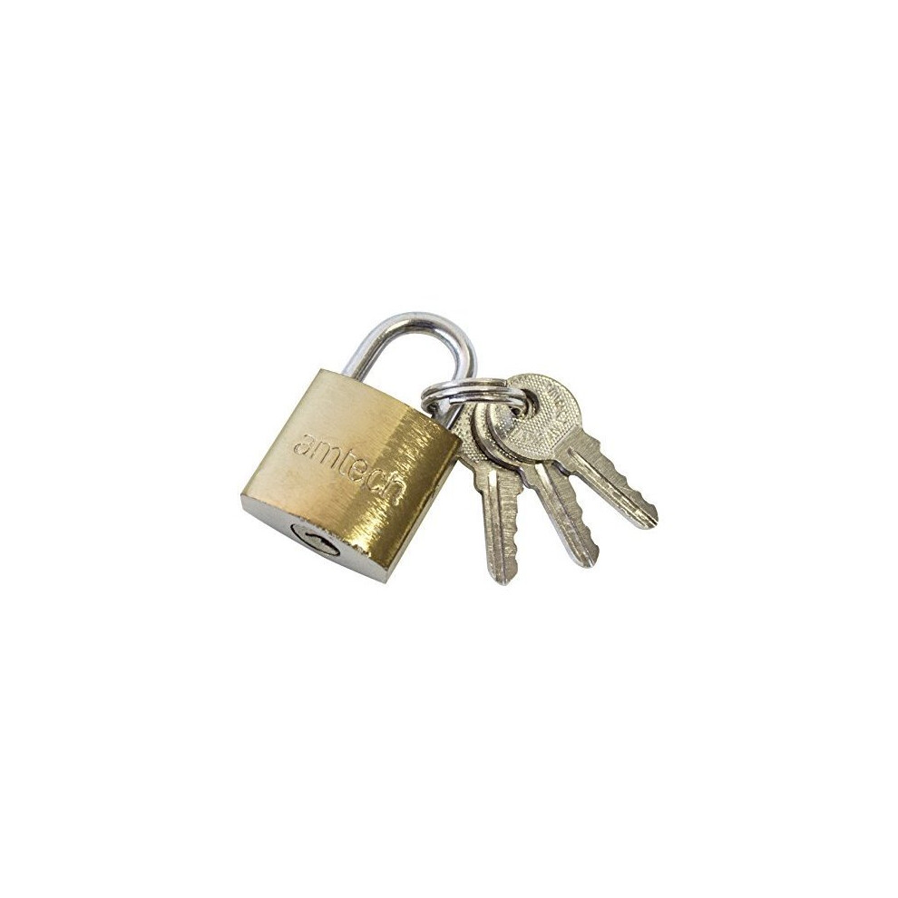 20Mm Padlock - Security Amtech 1 Piece Brass Set Smallminitiny Toollocker New - 20Mm Padlock Security Amtech 1 Piece Brass Set Smallminitiny 5032759043583