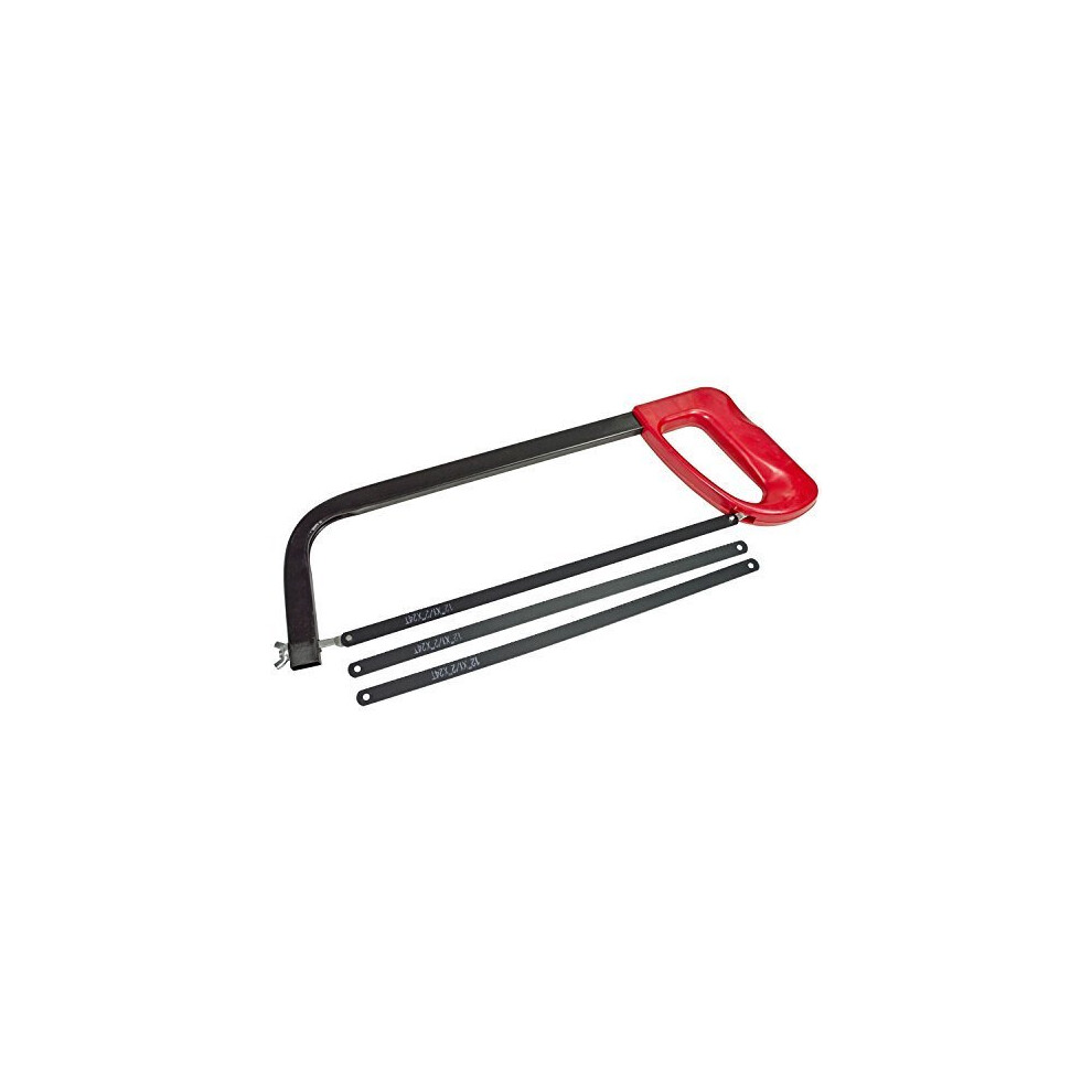 12" Hacksaw & 3 Blades - Amtech M0650 12 -  hacksaw amtech m0650 blades 12 3