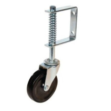 100mm 57kg Fixman Spring-loaded Gate Caster Swivel - Castor 455654 Spring -  gate castor 100mm 57kg fixman swivel 455654 spring loaded wheel