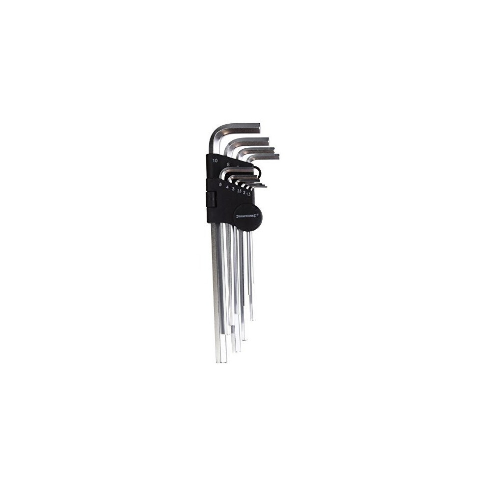 Silverline Hex Key Metric Expert Set 10pce 1.5 - 10mm - 15 719784 Allen -  set hex key metric expert silverline 15 10mm 719784 10pce allen