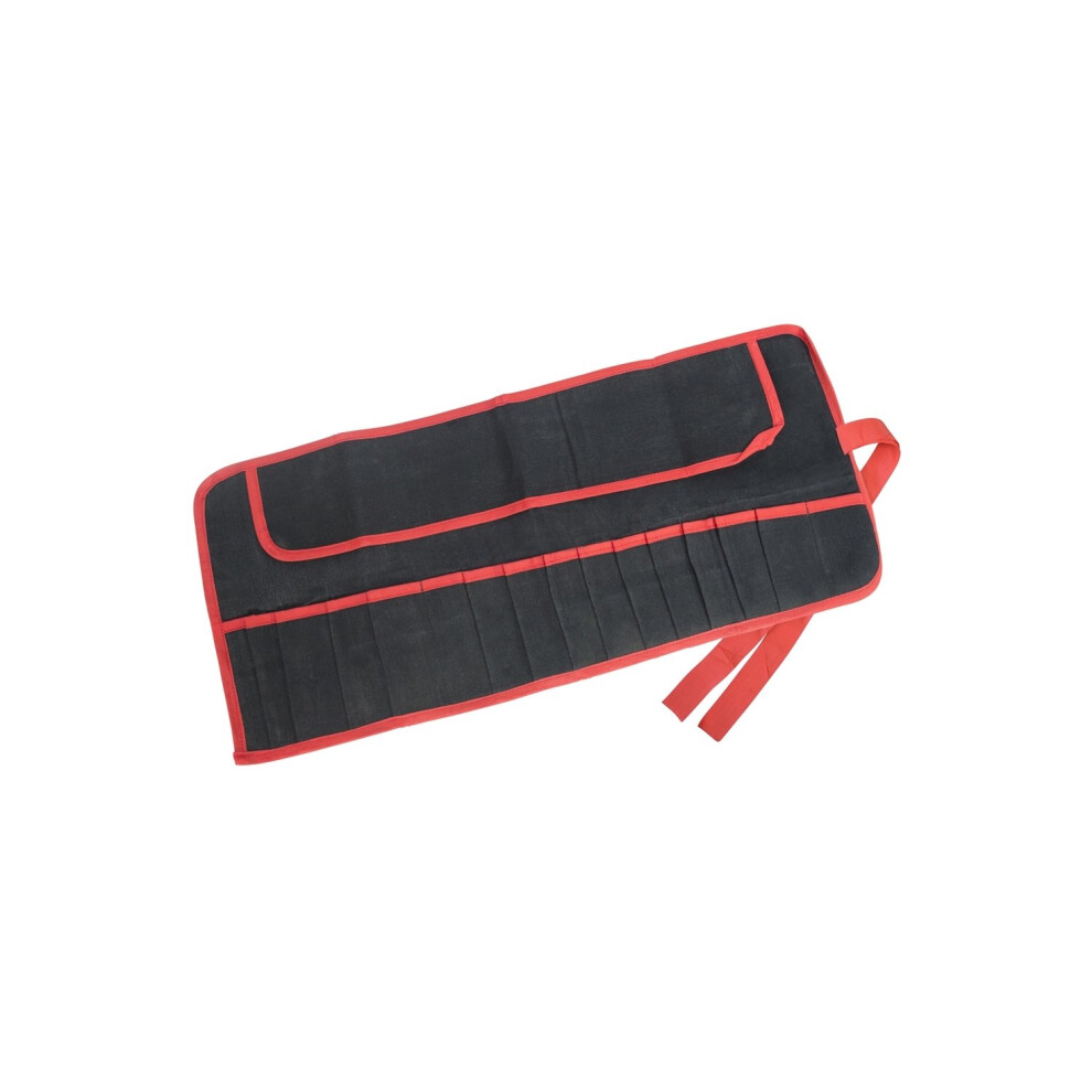 15 Pocket Tool Roll - Amtech Canvas New Diy Water Resistant Storage Tie Straps - Tool 15 Pocket Roll Amtech Canvas New Diy Water Resistant Storage 5032759004775