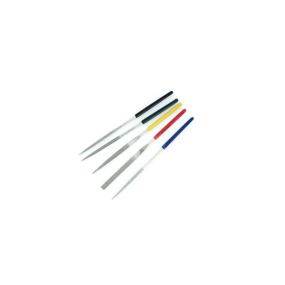 5 Piece Mini Diamond File Set - 5Pc Model Modelcraft Collection Arts Crafts - Mini Diamond Set 5 File 5Pc Model Modelcraft Piece Collection Arts 5060030669184