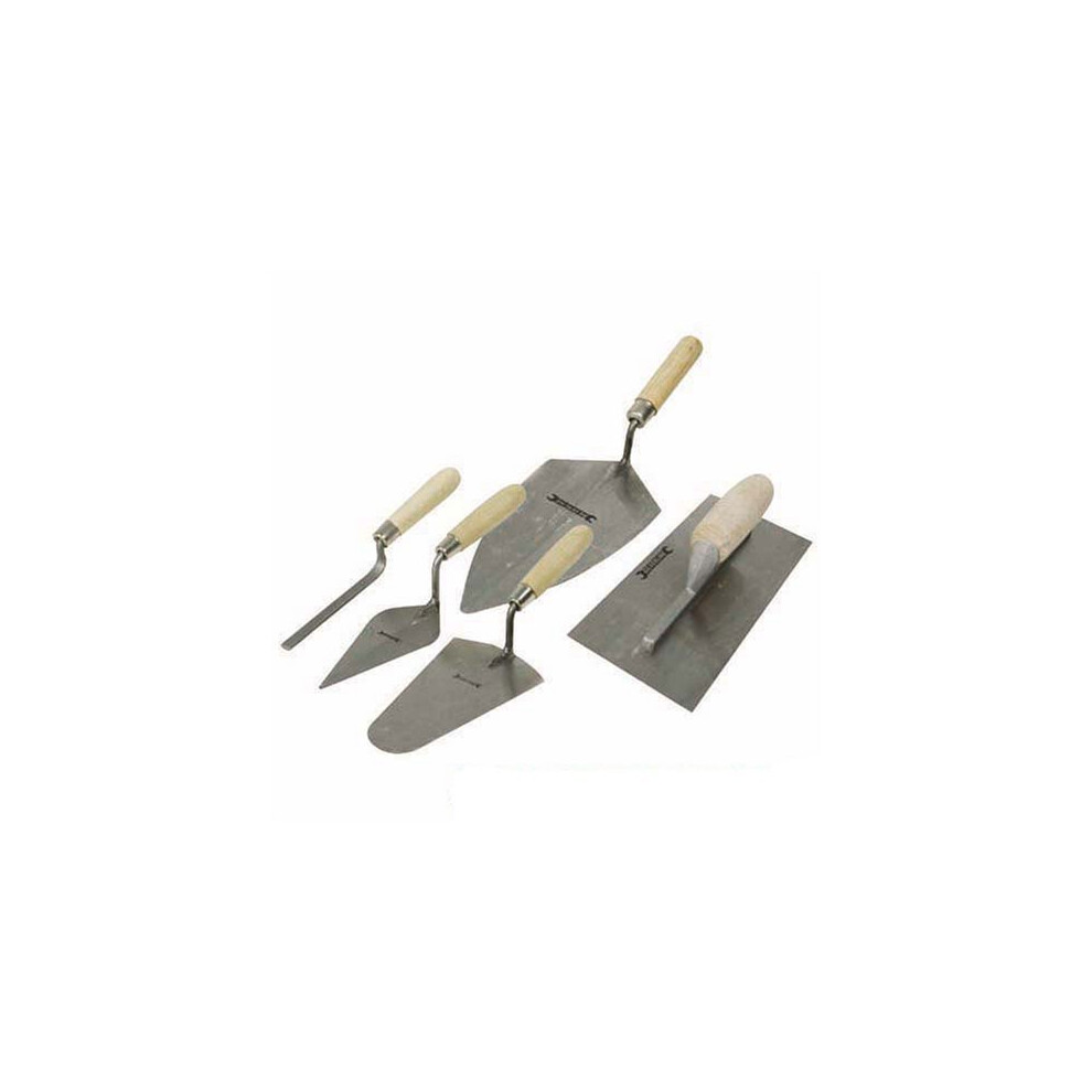 Silverline Tradesmans Trowel Set 5pce 5pce - Cb60 -  5pce trowel set silverline tradesmans cb60