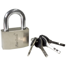 60mm Security Padlock Lock - Heavy Duty Steel Shackle Double Ball Mechanism - 60mm security padlock heavy duty steel shackle double ball mechanism