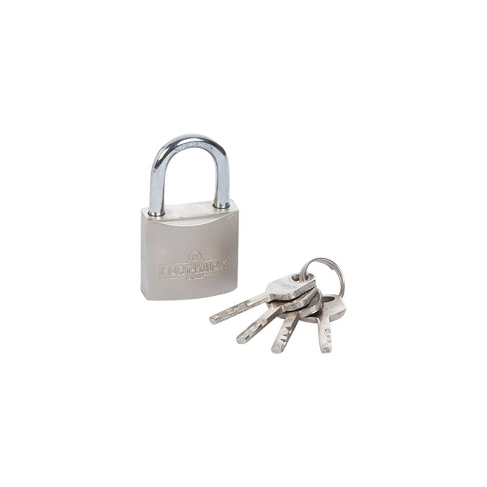 Fort Knox 30Mm Satin Finish Padlock - Weather Proof Lifetime Guarantee - Padlock 30Mm Weather Proof Lifetime Guarantee 5028734770056