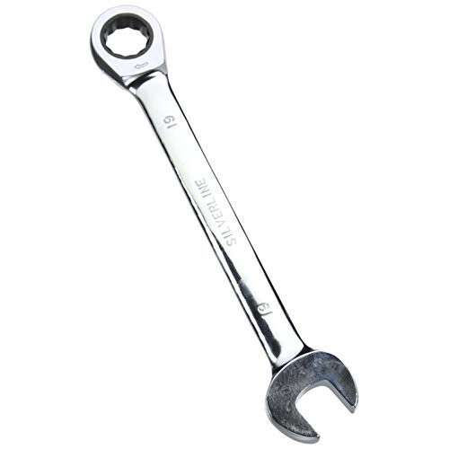 Silverline Silverline Fixed Head Ratchet Spanner 19mm - 763581 -  ratchet fixed spanner head silverline 19mm 763581