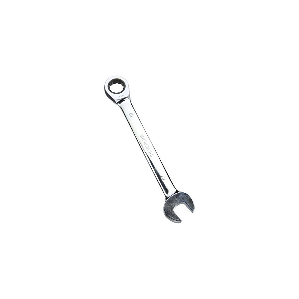 Silverline Fixed Head Ratchet Spanner 19Mm - 763581 - Ratchet Fixed Spanner Head 19Mm 763581