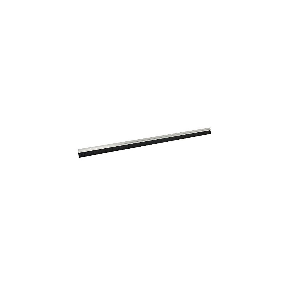 Fixman Garage Door Brush Strip 25mm Bristles 2 x 1067mm Aluminium - Door Brush -  door brush garage strip aluminium 25mm bristles x fixman 1067mm