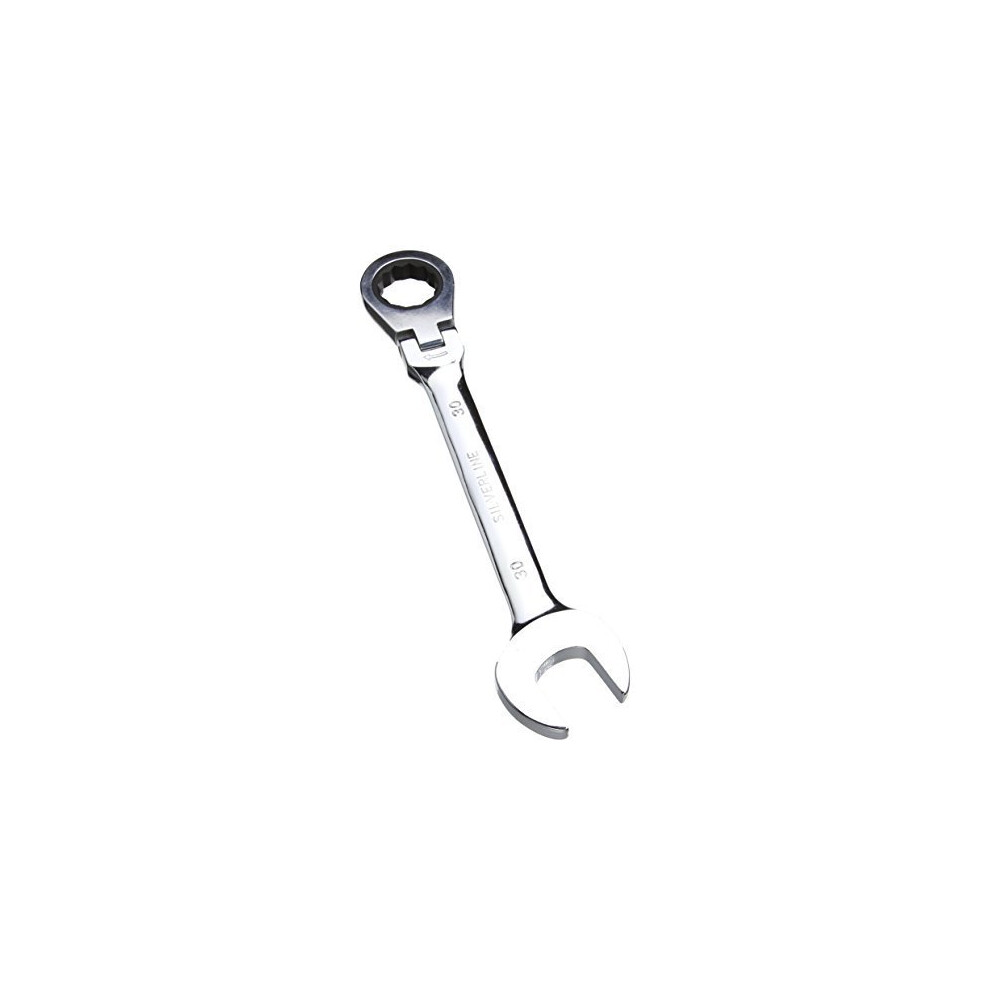 Silverline Flexible Head Ratchet Spanner 30Mm - 918548 - Ratchet Head Flexible Spanner 30Mm 918548