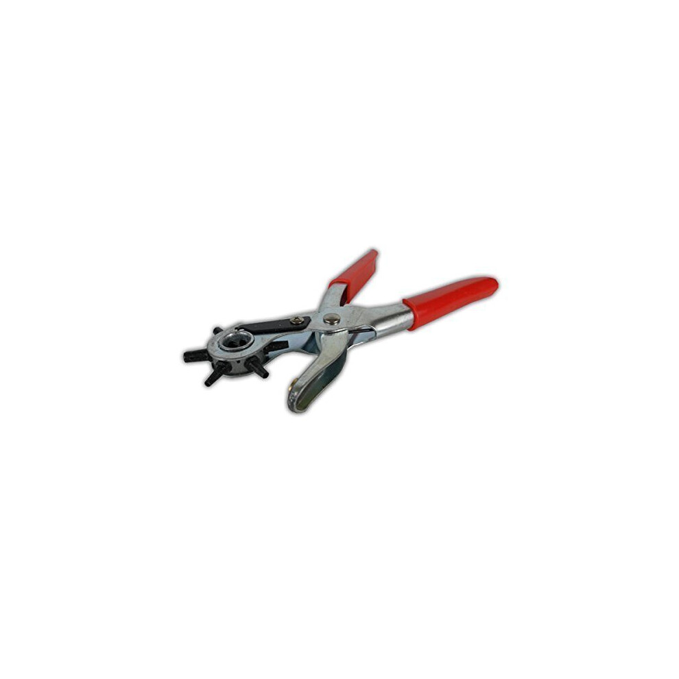 Revolving Leather Punch Plier - Belt Amtech Hole Eyelet Puncher 6 Cut Sizes -  leather revolving punch plier belt amtech hole eyelet puncher 6 cut