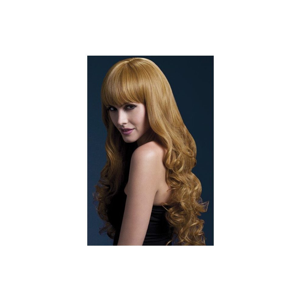 Smiffy's Fever Women's Isabelle Wig, One Size, Auburn - Fever Wig Isabelle Auburn Fancy Dress 26Inch66cm Red