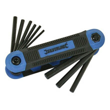Silverline Hex Key Imperial Expert Tool 9pce 5/64" - 1/4" - 564 14 763580 -  key imperial hex expert tool 564 14 9pce silverline 763580