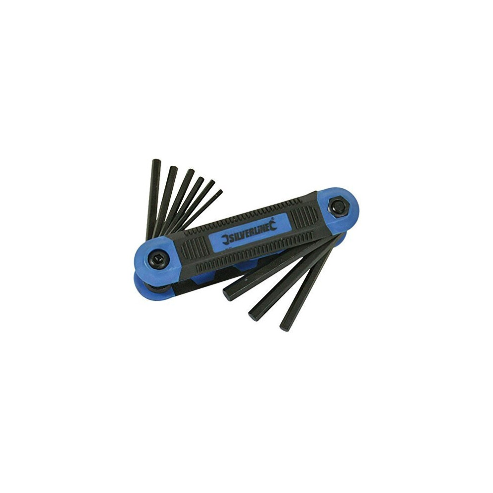 Silverline Hex Key Imperial Expert Tool 9pce 5/64" - 1/4" - 564 14 763580 -  key imperial hex expert tool 564 14 9pce silverline 763580