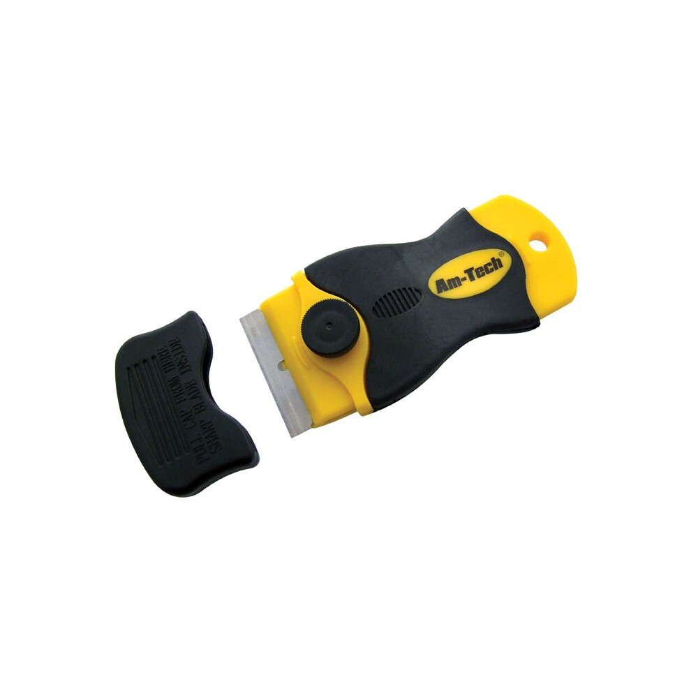 Mini Window Glass Scraper - Paint Remover Hob Razor Cleaner Edge - Mini Scraper Paint Glass Remover Window Hob Razor Cleaner Edge 5032759035984