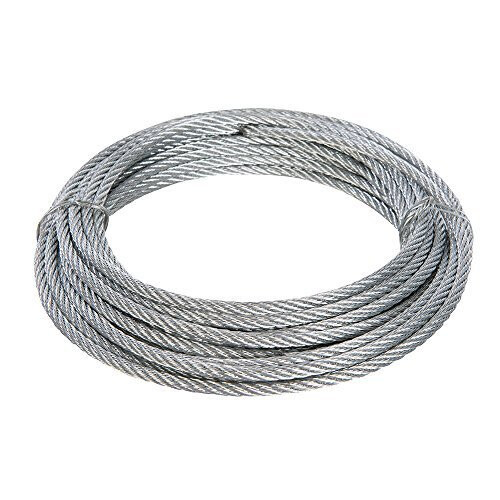 Silver Line Rope Fixman Galvanised Wire Rope 4mm x 10m - Galvanised Wire Rope 10m 4mm ...