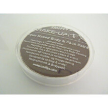 Smiffys Make-up Fx, Dark Brown, Aqua Face And Body Paint, 16ml, Water Based - - face paint smiffys body fx fancy dress make up brown 16ml accessory