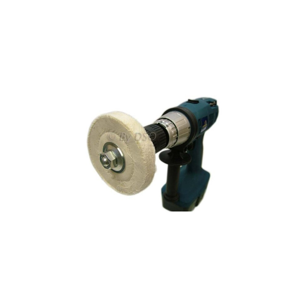 Toolzone 7pc Cleaning And Polishing Set (wheels And Compounds) - Metal -  polishing cleaning 7pc set metal compounds buffing wheels kit toolzone fits