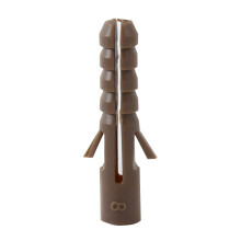 8mm Brown Maxi Fix Pack Of 100 Wall Plugs - Maxifix 100pc Brown Wall Plugs Various Screw Sizes For Drill Size 8mm