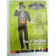 Medium Mens Day Of The Dead Costume -  costume day dead mens halloween fancy dress skeleton