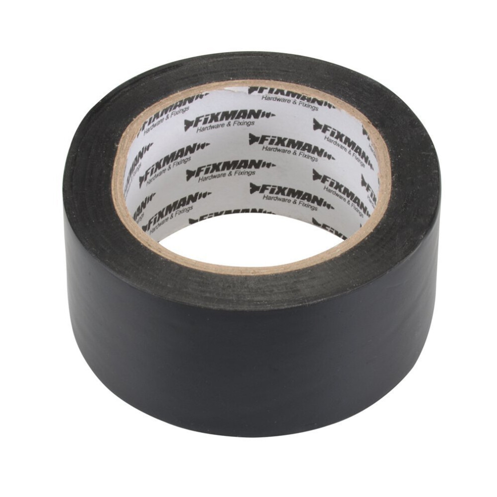 Fixman Insulation Tape 50mm x 33m Black - Insulation Tape Black 50mm 33m 192221 -  insulation fixman tape black 50mm 33m 192221
