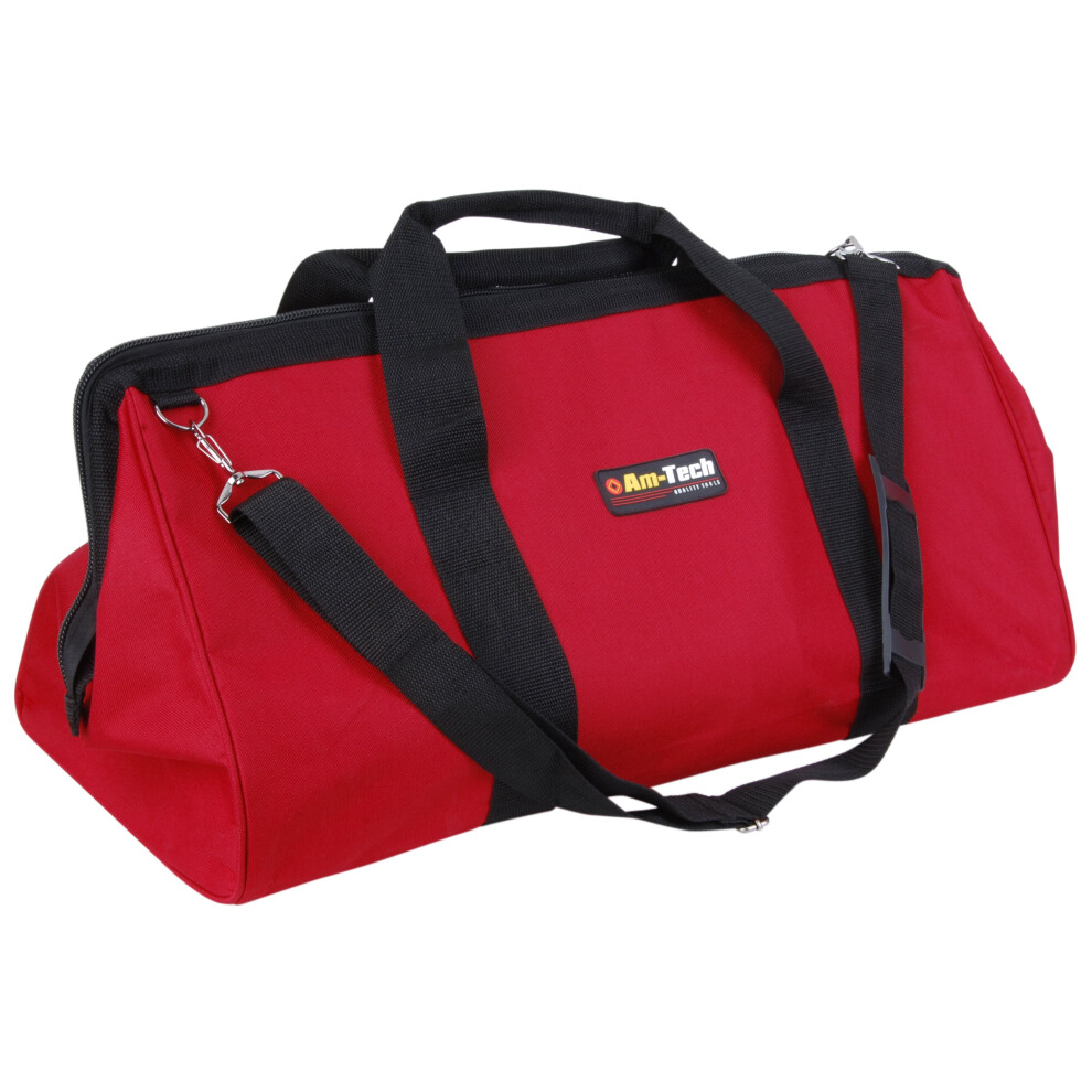 24"" HEAVY DUTY TOOL BAG WATER RESISTANT MULTI PURPOSE BOX BUILDERS STORAGE NEW - Image 5