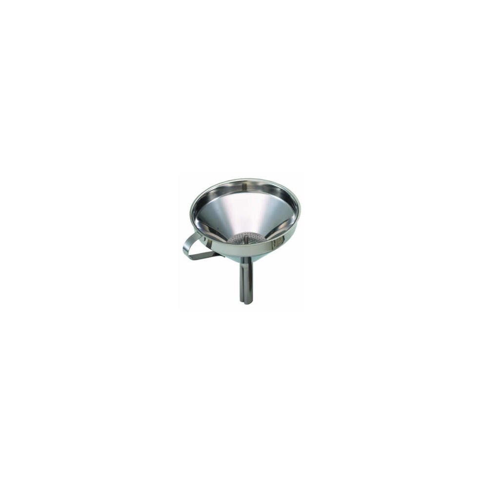 13cm Stainless Steel Funnel - Kitchen Craft Removable Filter - Funnel Kitchen Craft Removable Filter 13cm Stainless Steel