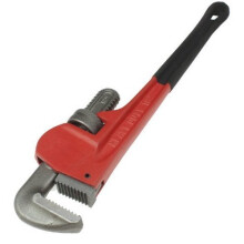 Toolzone 250mm (10") Heavy Duty Stilsons Pipe Wrench - 10 Adjustable Monkey -  wrench heavy duty pipe stilsons 10 adjustable monkey spanner plumbers