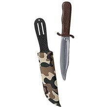 Dagger With Camouflage Scabbard Daggers Novelty Toy Weapons & Armour For Fancy -  dagger camouflage fancy dress scabbard novelty prop commando toy