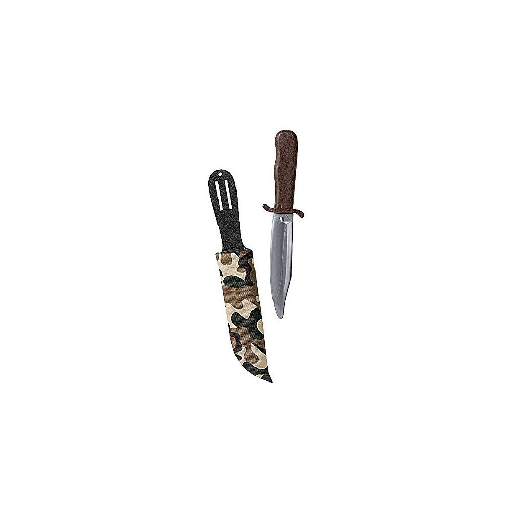 Dagger With Camouflage Scabbard Daggers Novelty Toy Weapons & Armour For Fancy - Dagger Camouflage Fancy Dress Scabbard Novelty Prop Commando Toy Not,Specified