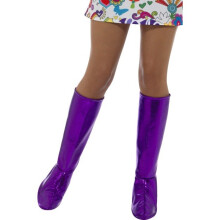 Women's purple boot covers