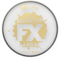 Smiffy's Make-up Fx Aqua Face And Body Paint Water Based, 16 G - White - -  face paint body smiffys fx white fancy dress make up halloween 16ml
