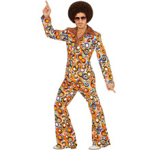 Groovy 70's Man Suit - Bubbles (xl) - 70s XL -  groovy 70s man suit bubbles xl