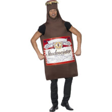 Smiffy's Men's Studmeister Beer Bottle Costume, The Lord Of Lagers, Funny - costume beer studmeister bottle fancy dress mens stag adult outfit