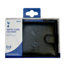 Tottenham Rfid Embossed Leather Wallet - Hotspur Gift Official Licensed Product -  tottenham hotspur leather wallet rfid embossed gift official