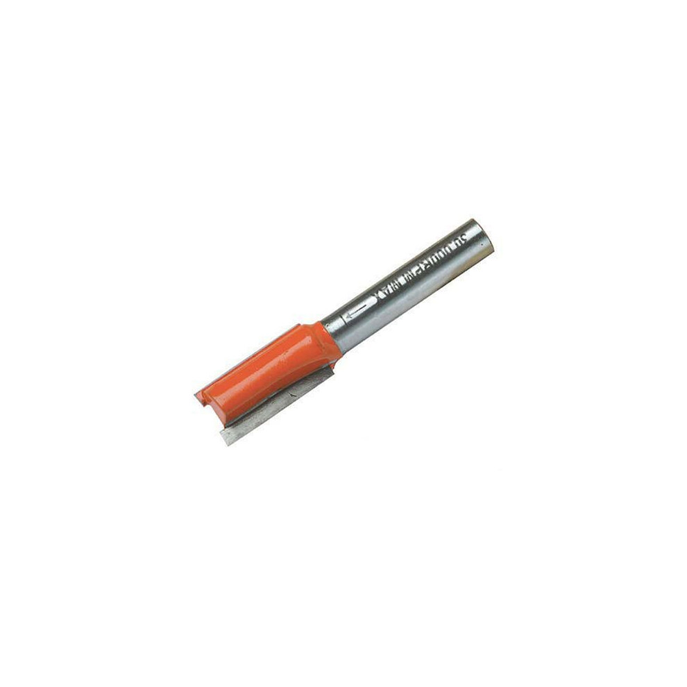 Silverline 1/4" Straight Metric Cutter 6 x 20mm - 14 Router Tct Bit 3 -  straight cutter 14 metric router x 6 20mm silverline tct bit 3